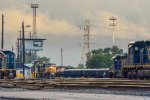 CSX Locomotives in the Yard